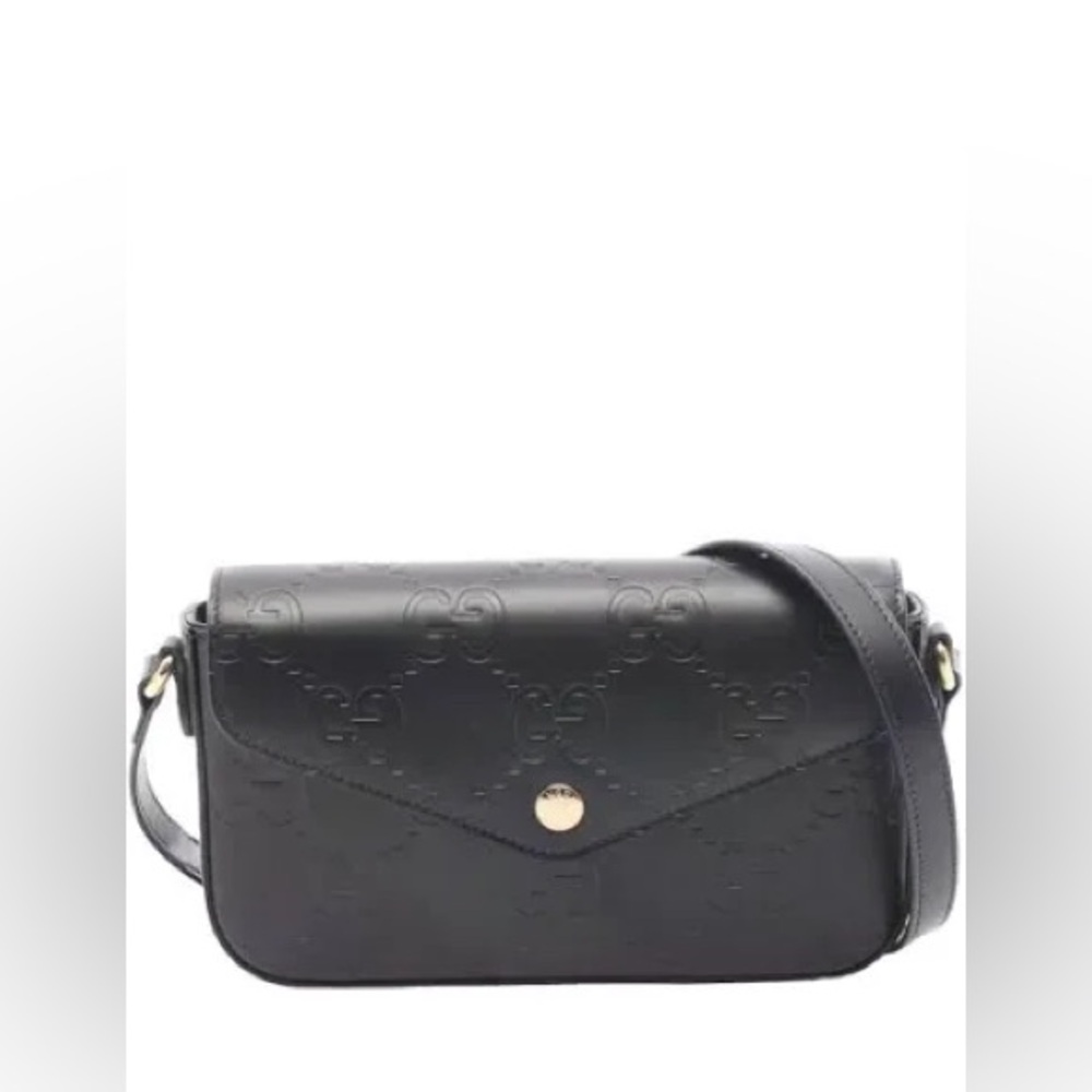 Gucci GG Embossed Leather Mini Shoulder Bag